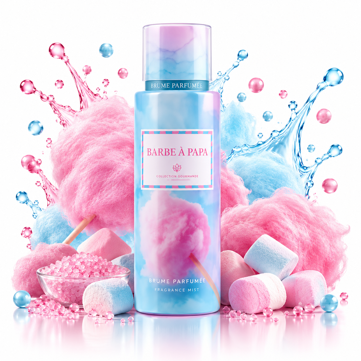 Brume parfumée "Barbe à Papa" 250ml – Gris Montaigne
