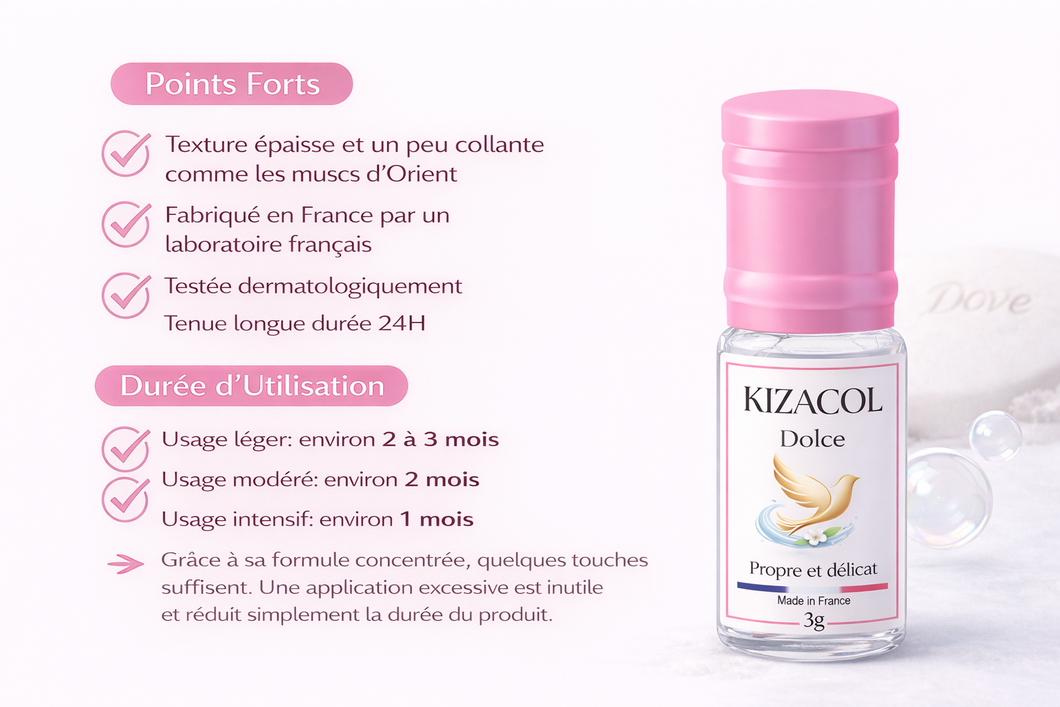 Musc dolce 3ml KIZACOL